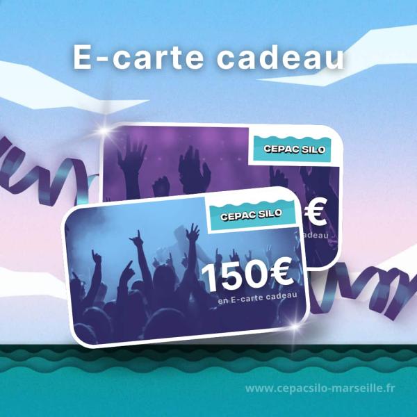 e-carte Cadeau Cepac Silo - 150 €