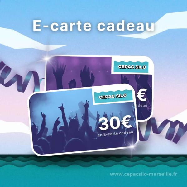 e-carte Cadeau Cepac Silo - 30 €